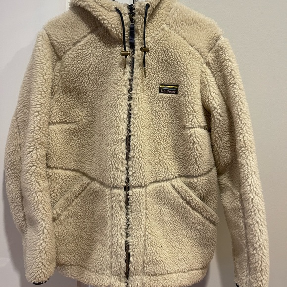 LL Bean Mountain Pile Fleece Coat - Picture 8 of 10
